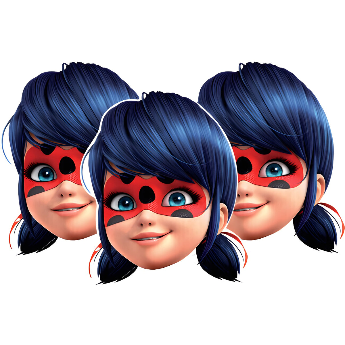 6 masques de coccinelle