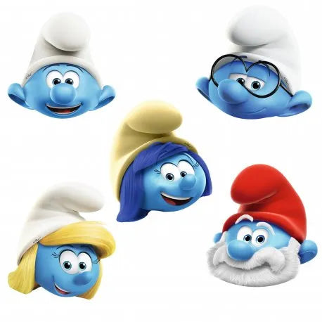 6 maschere dei Puffi
