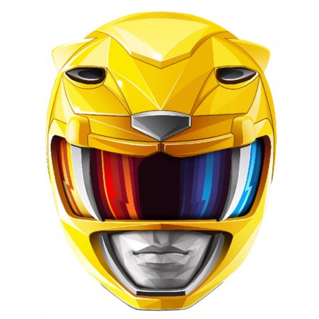 6 masques de Power Rangers