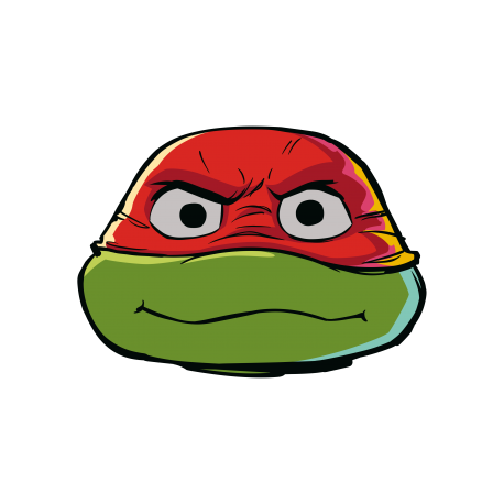 6 maschere delle Tartarughe Ninja