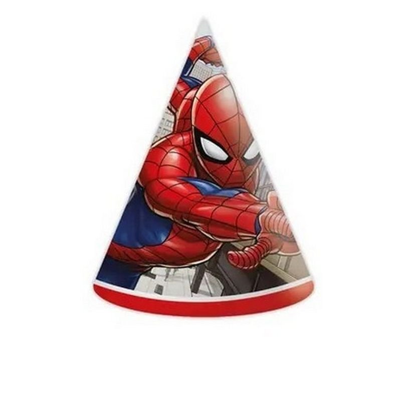 6 CAPPELLI DI SPIDERMAN