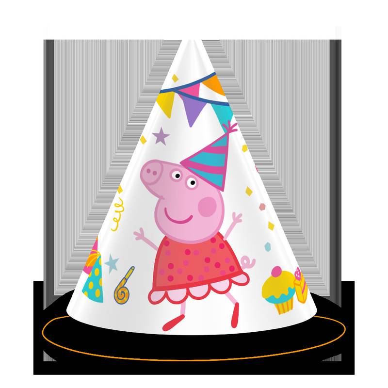 6 cappelli di Peppa Pig