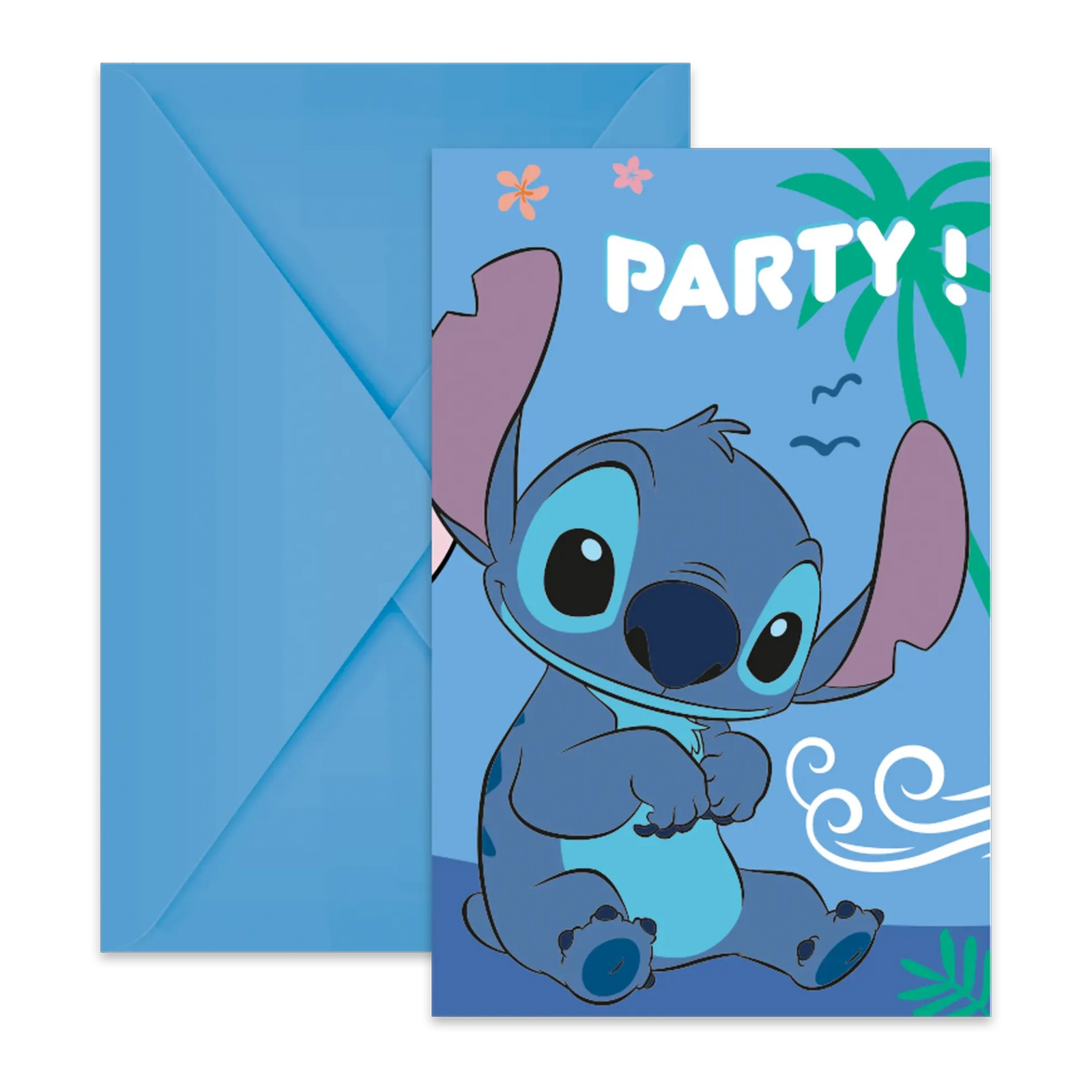 6 Invitaciones Stitch