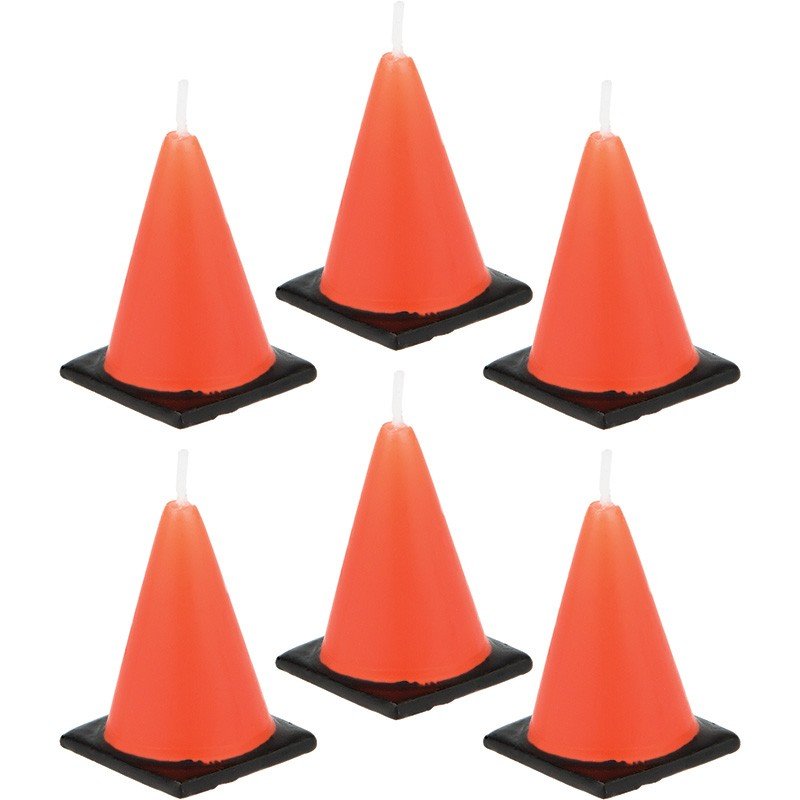 6 CANDELE DA COSTRUZIONE BIG DIG