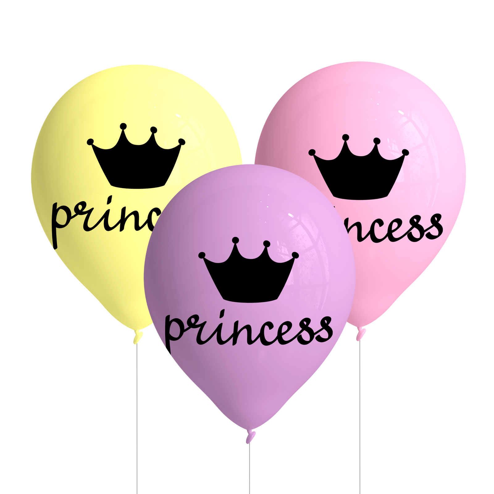 8 PALLONCINI DOLCI PRINCIPESSE 27 CM