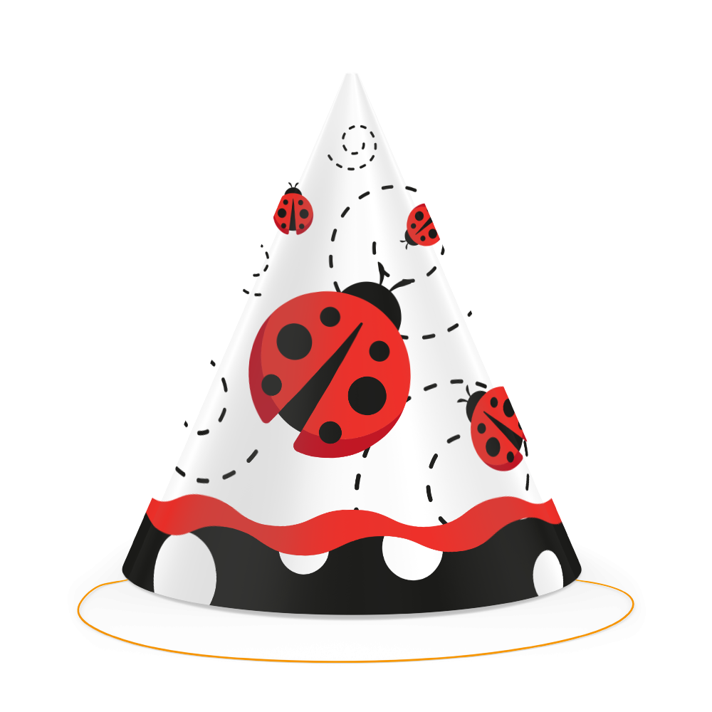 6 CAPPELLI A COCCINELLA
