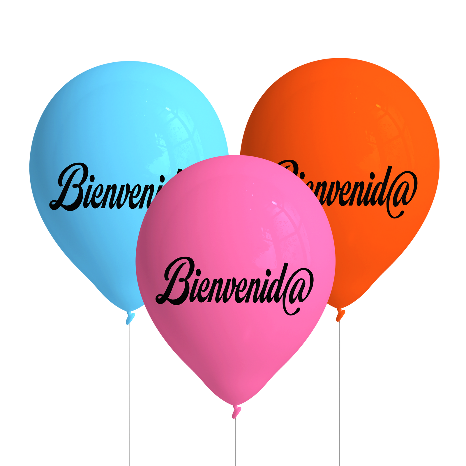 8 palloncini di benvenuto da 27 cm