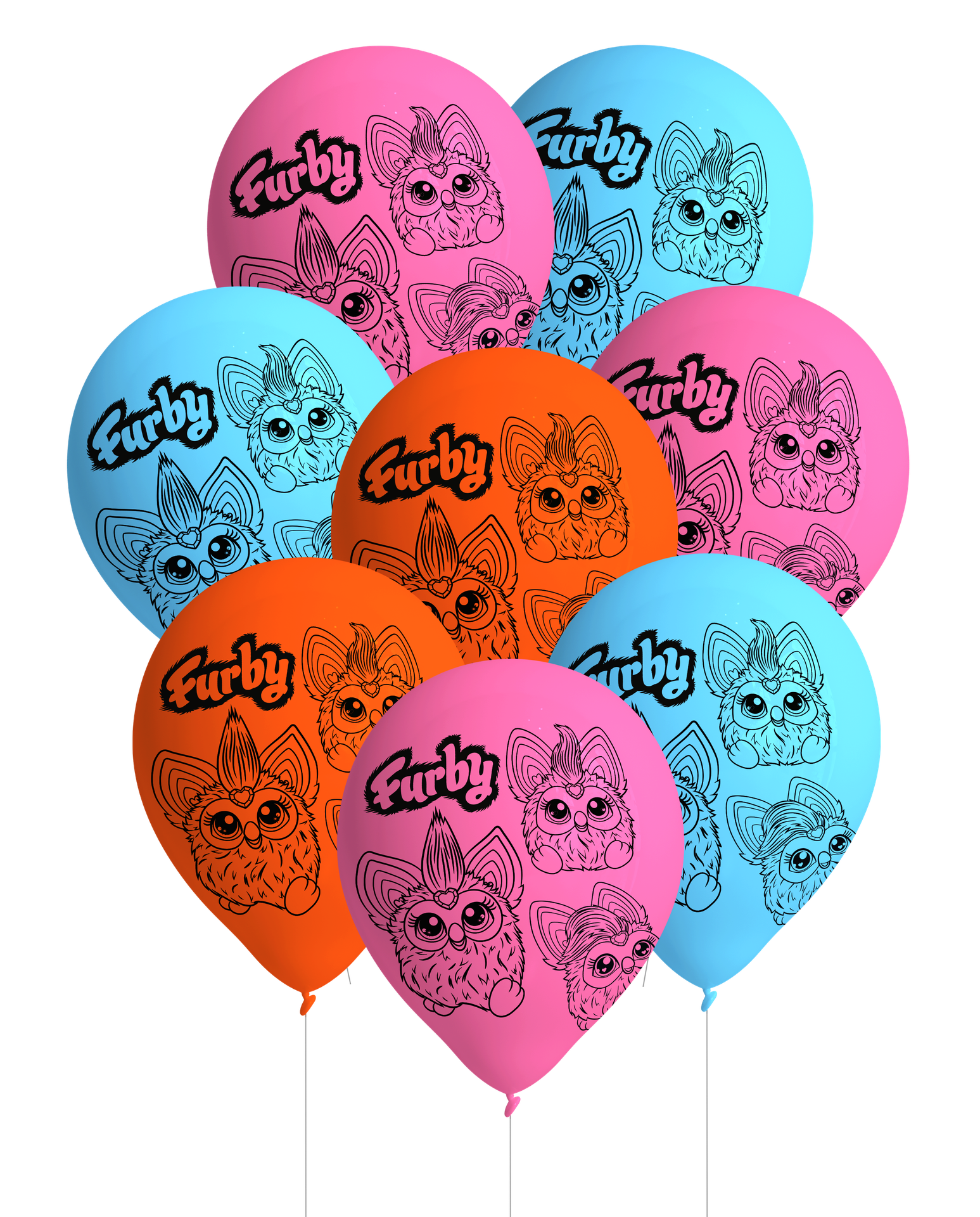 8 palloncini Furby