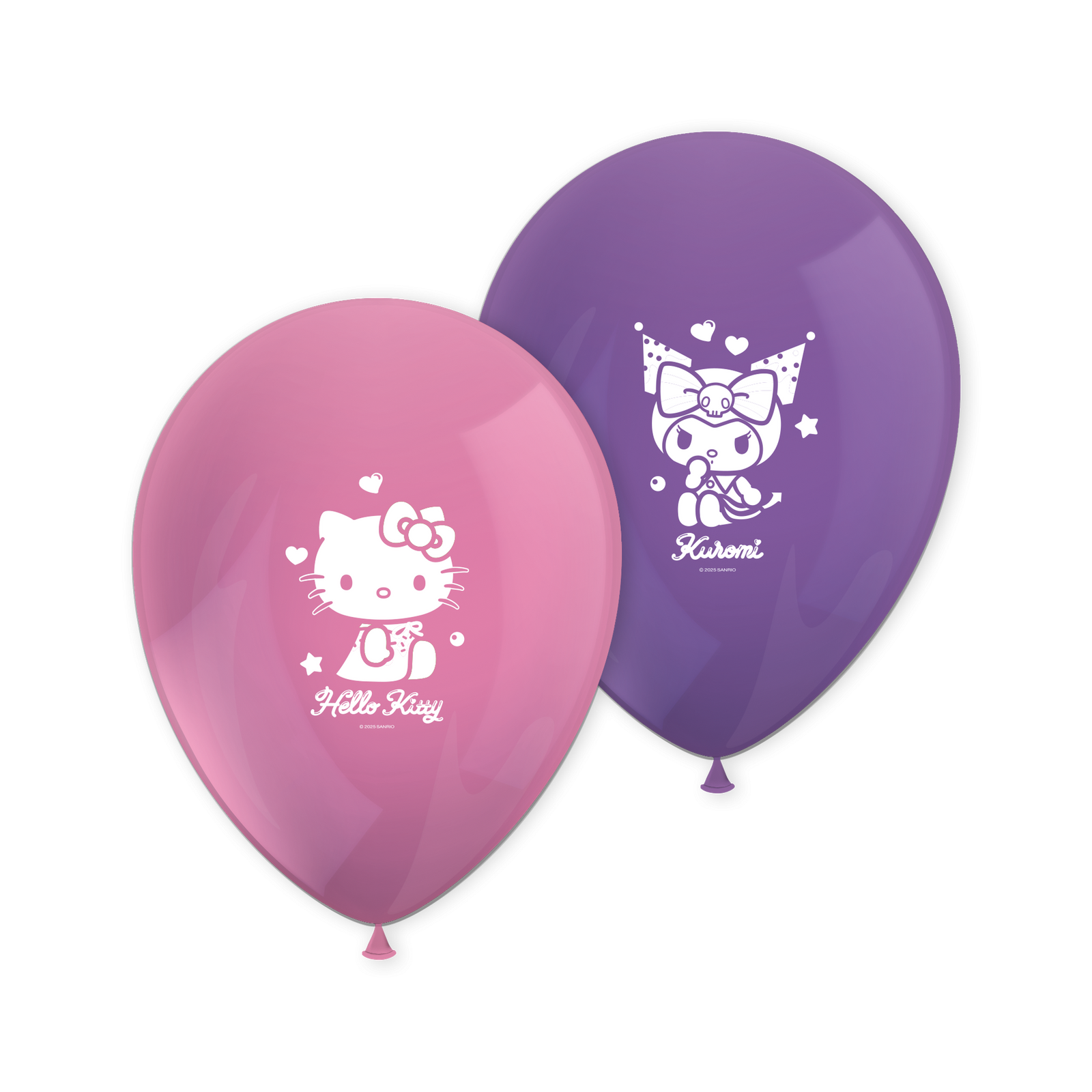 8 palloncini Kuromi da 27 cm