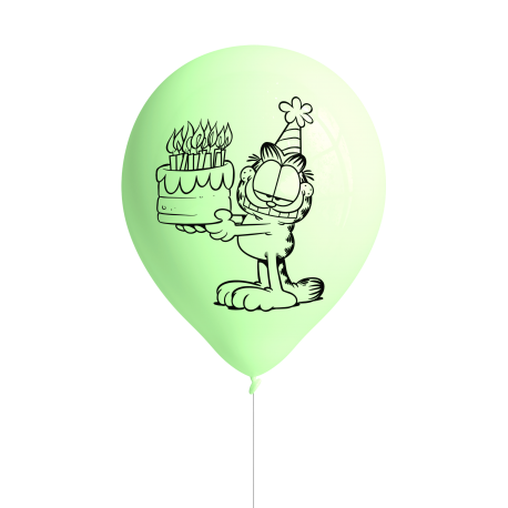 8 Globos Latex Garfield
