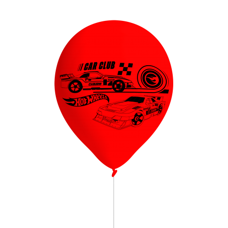 8 palloncini in lattice Hot Wheels