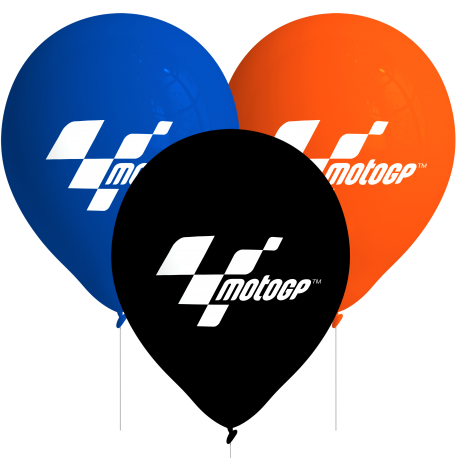 8 Globos Latex Moto GP