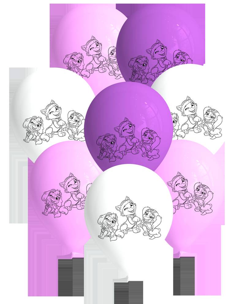 8 palloncini in lattice Skye