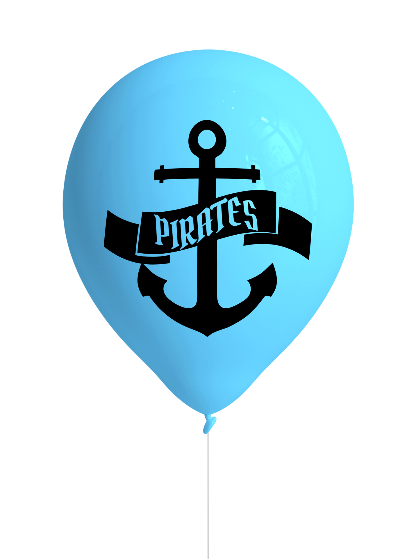 8 palloncini per la festa dei pirati