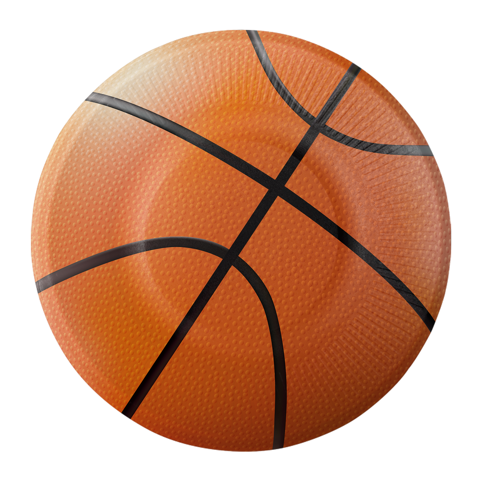 8 PLAQUES 18 CM SPORTS FANATIC BASKETBALL