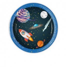 8 PIATTI ROCKET SPACE DA 20 CM