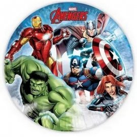 8 PLATOS 23 CM AVENGERS