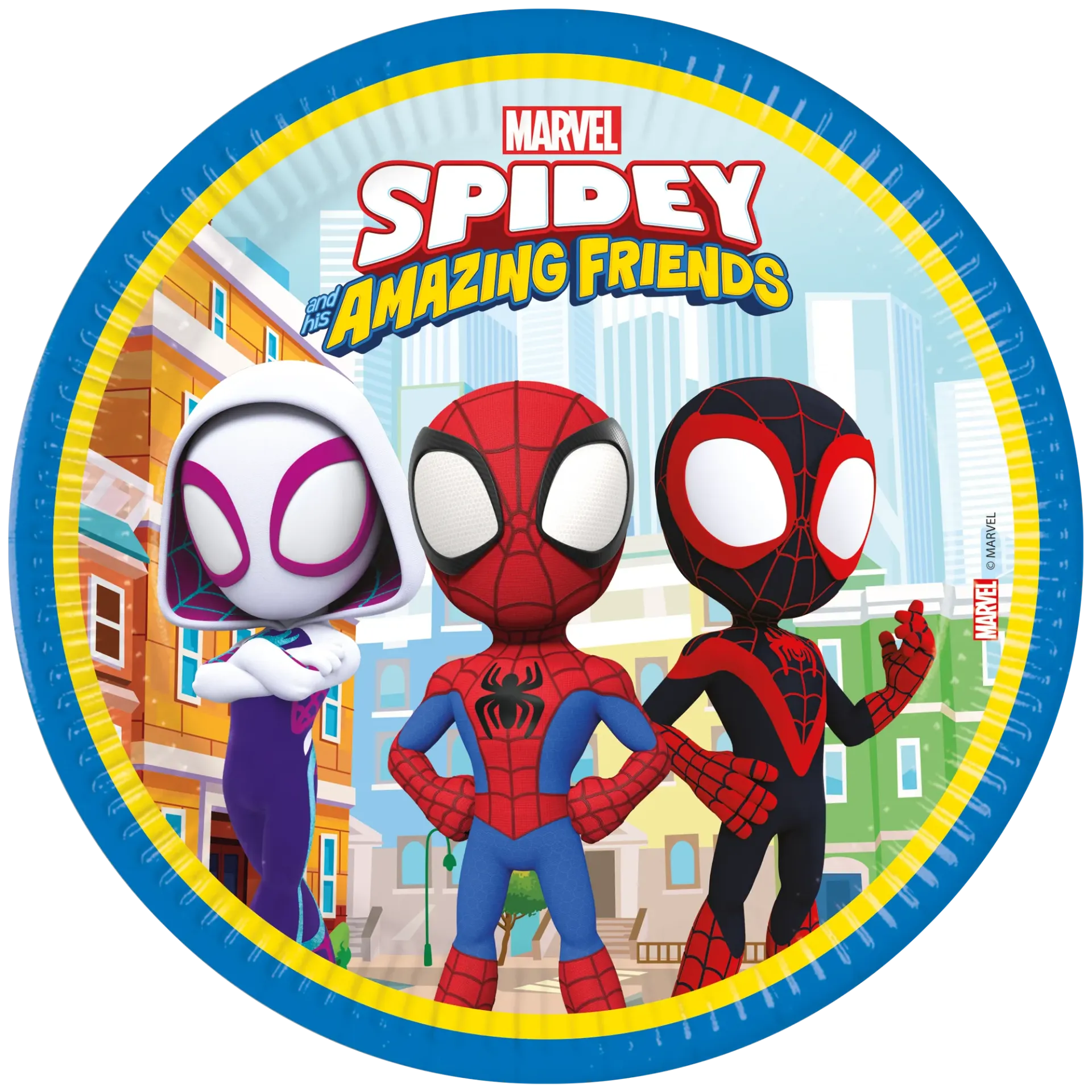 8 ASSIETTES SPIDEY 23 CM
