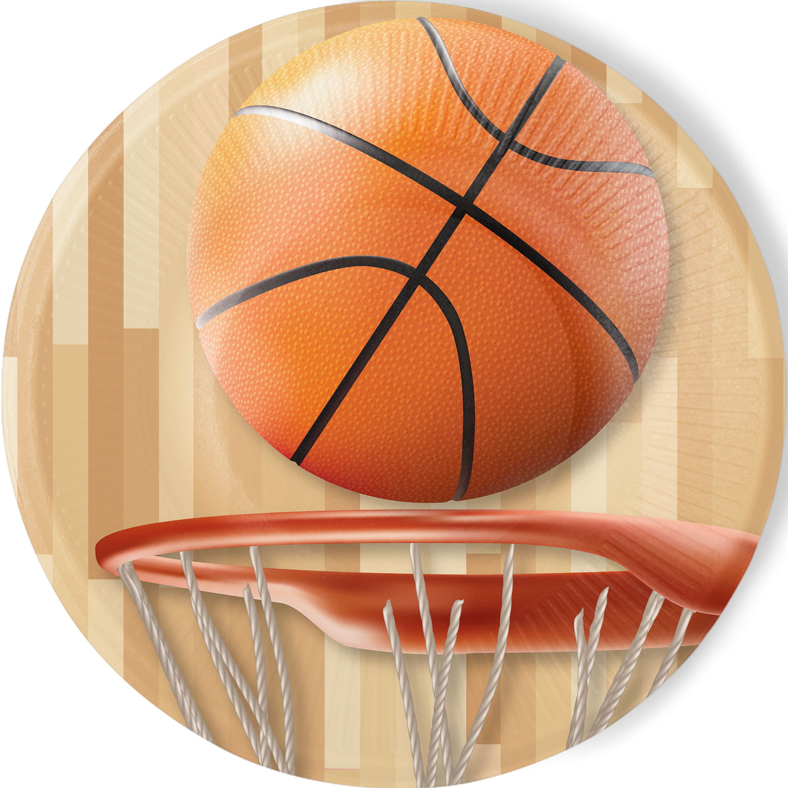 8 PIATTI 23 CM SPORT FANATIC BASKET