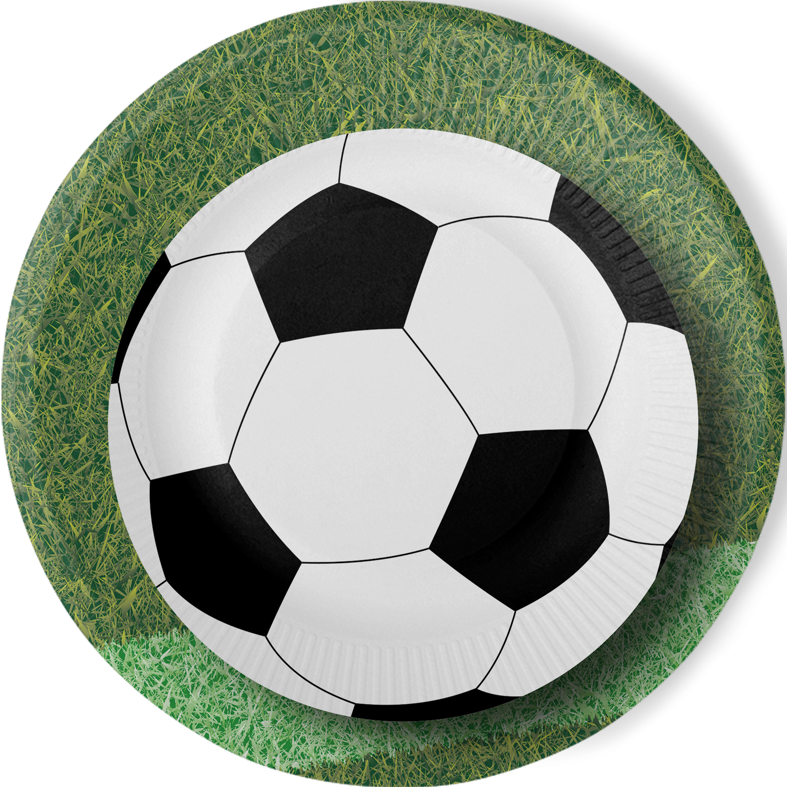 8 PLATOS 23 CM SPORTS FANATIC FÚTBOL