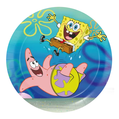 8 piatti SpongeBob SquarePants (18 cm)