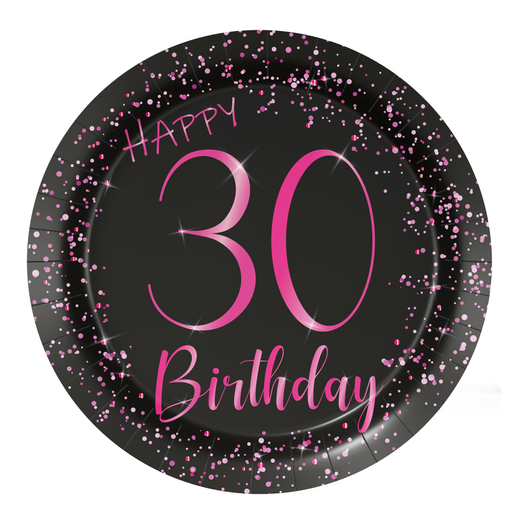 8 Platos 18 cm Elegant Pink 30 años