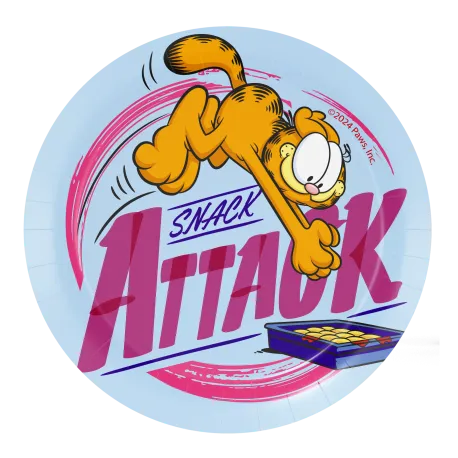 8 piatti Garfield da 18 cm