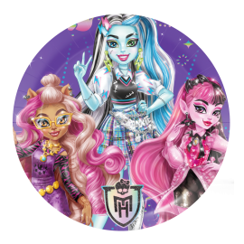 8 Platos 18 Cm Monster High