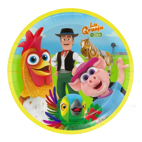 8 Platos 18 cm La Granja De Zenon