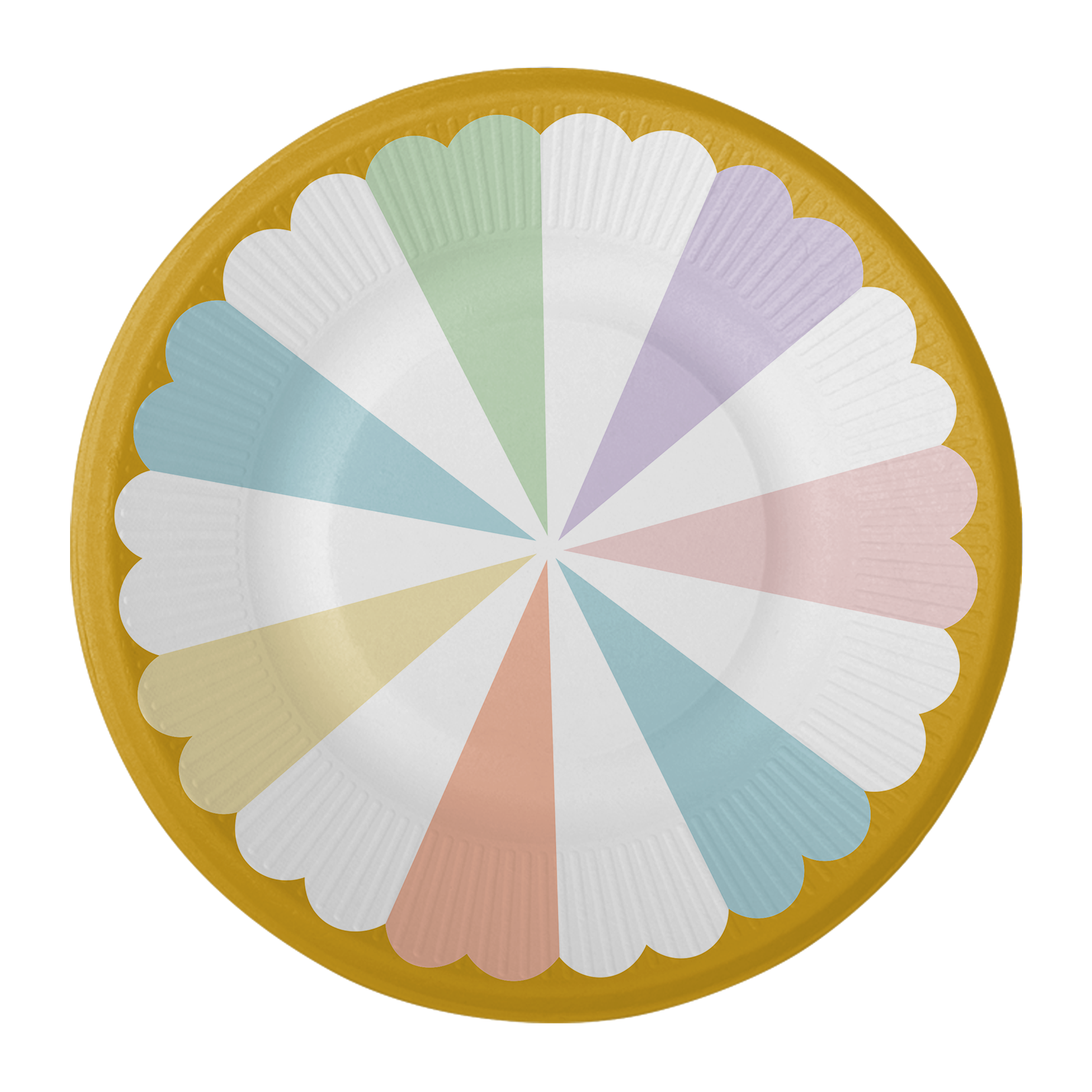 8 Platos 18 cm PASTEL CELEBRATIONS