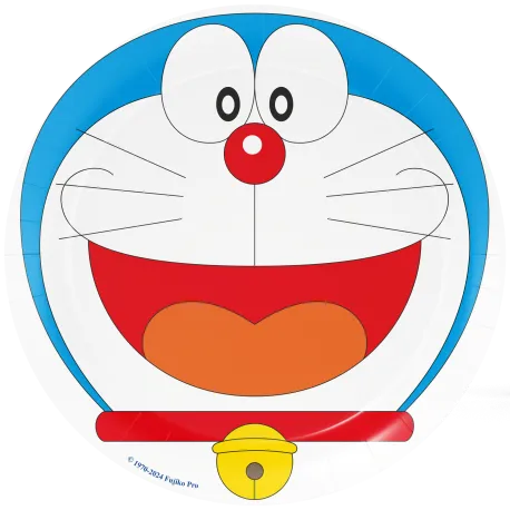 8 piatti Doraemon 23 cm