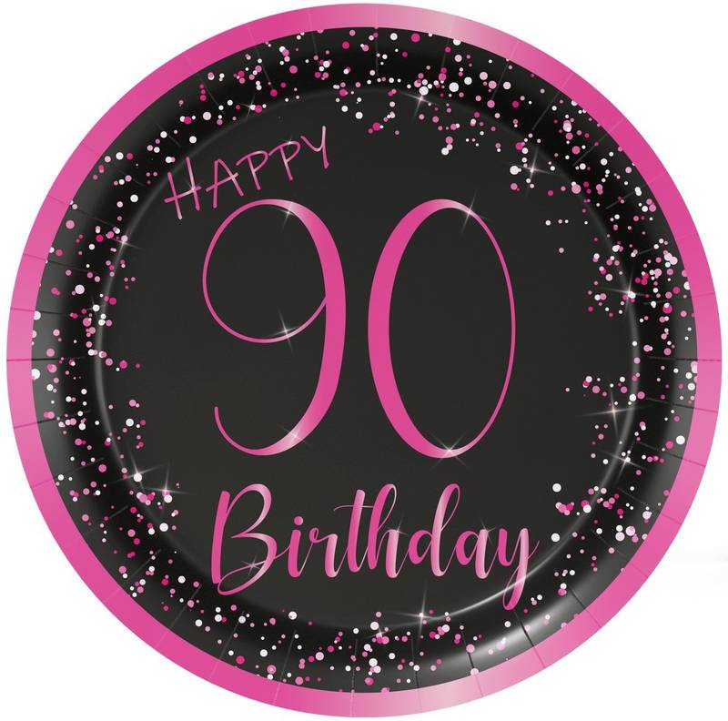 8 Platos 23 Cm Elegant Pink 90