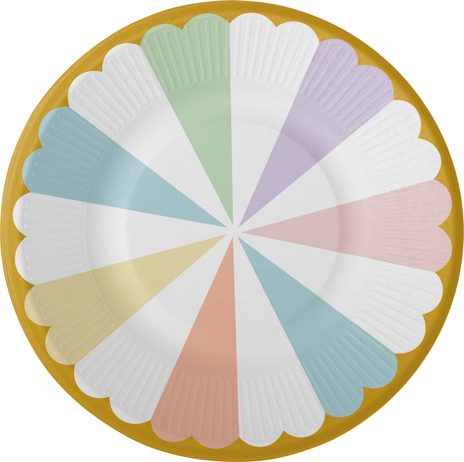 8 Platos 23 cm PASTEL CELEBRATIONS