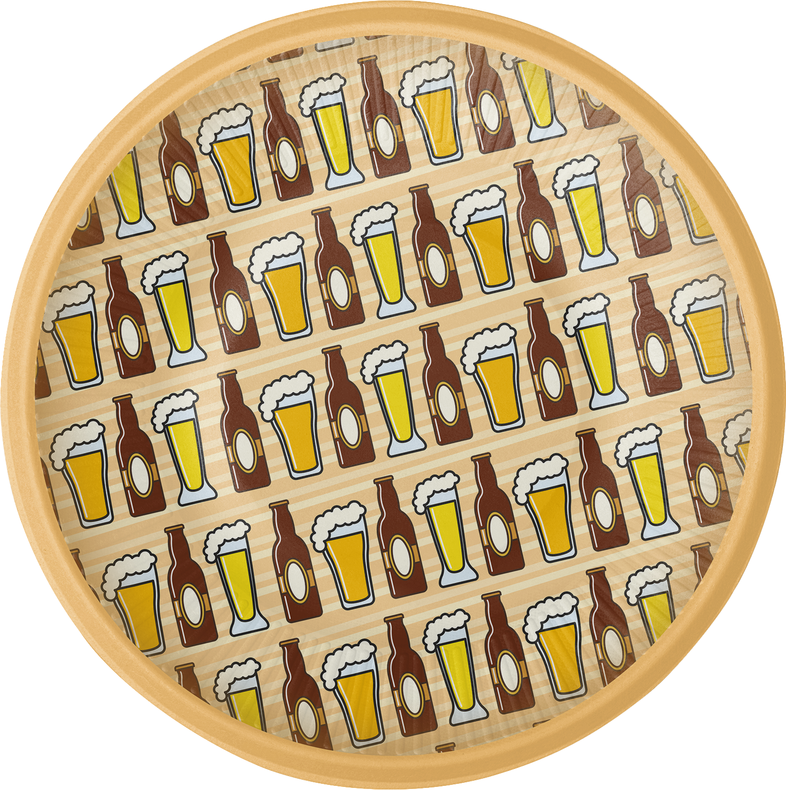 8 Piatti da Birra 23 cm
