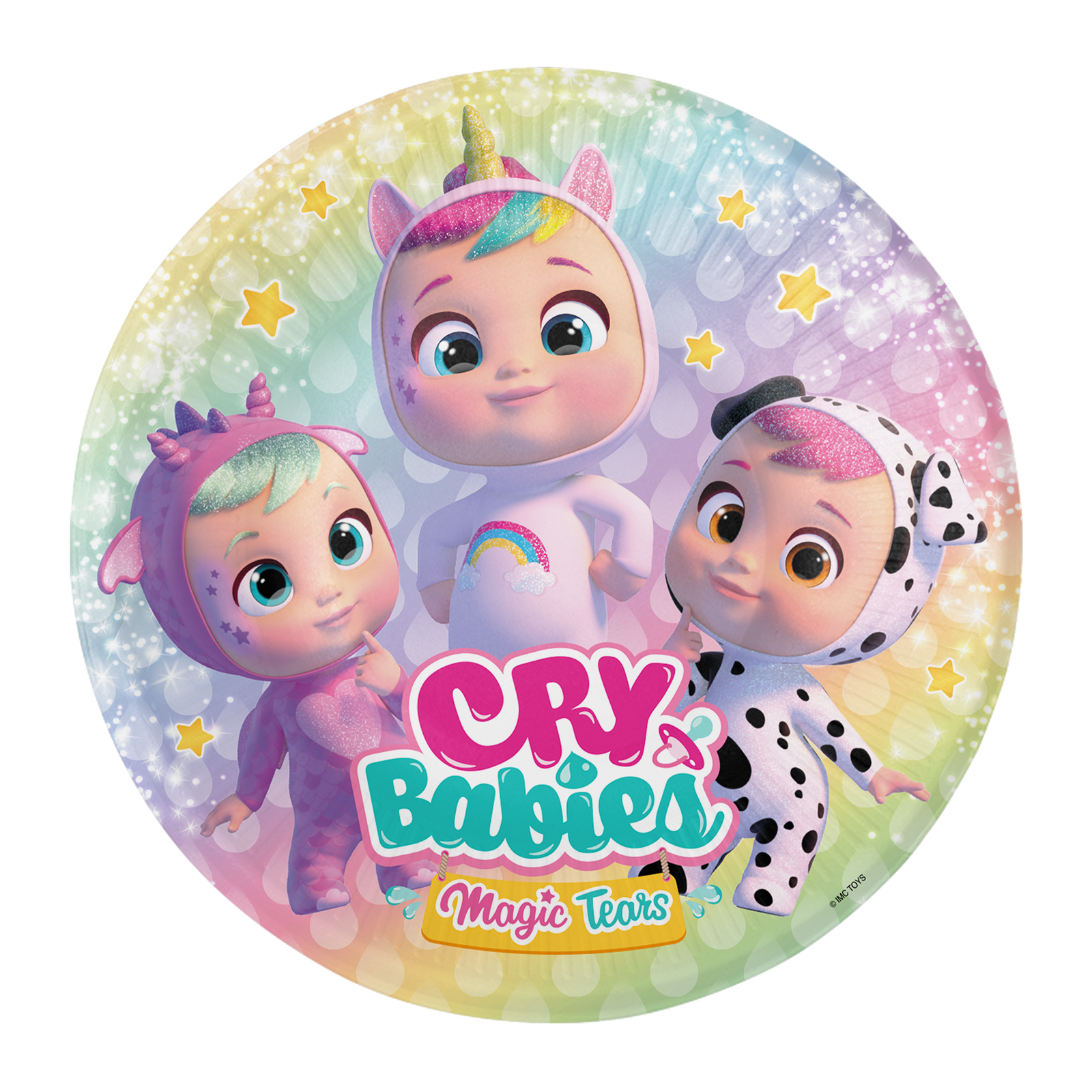 8 piatti Cry Babies 18 cm