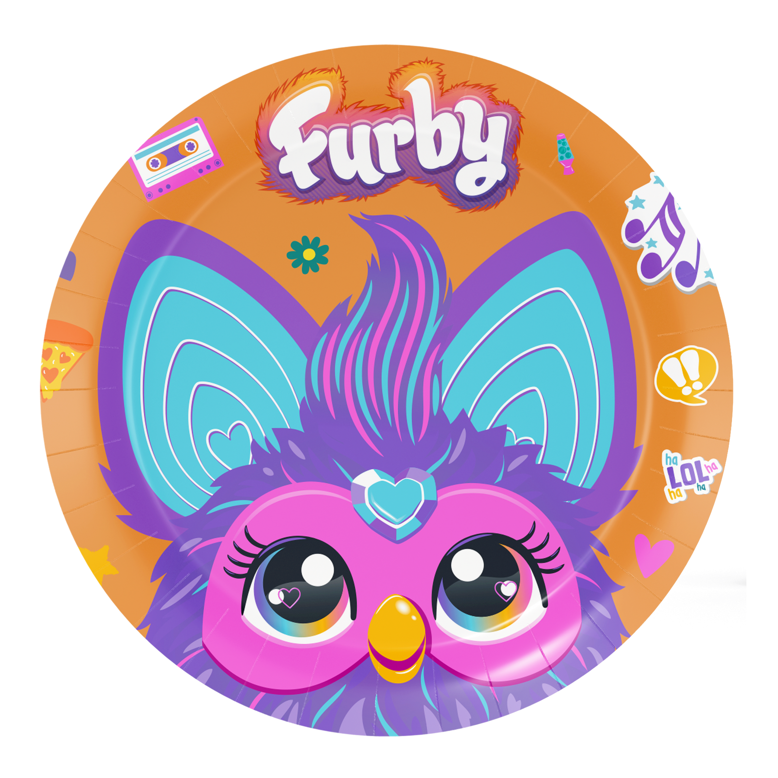 8 piatti Furby da 18 cm