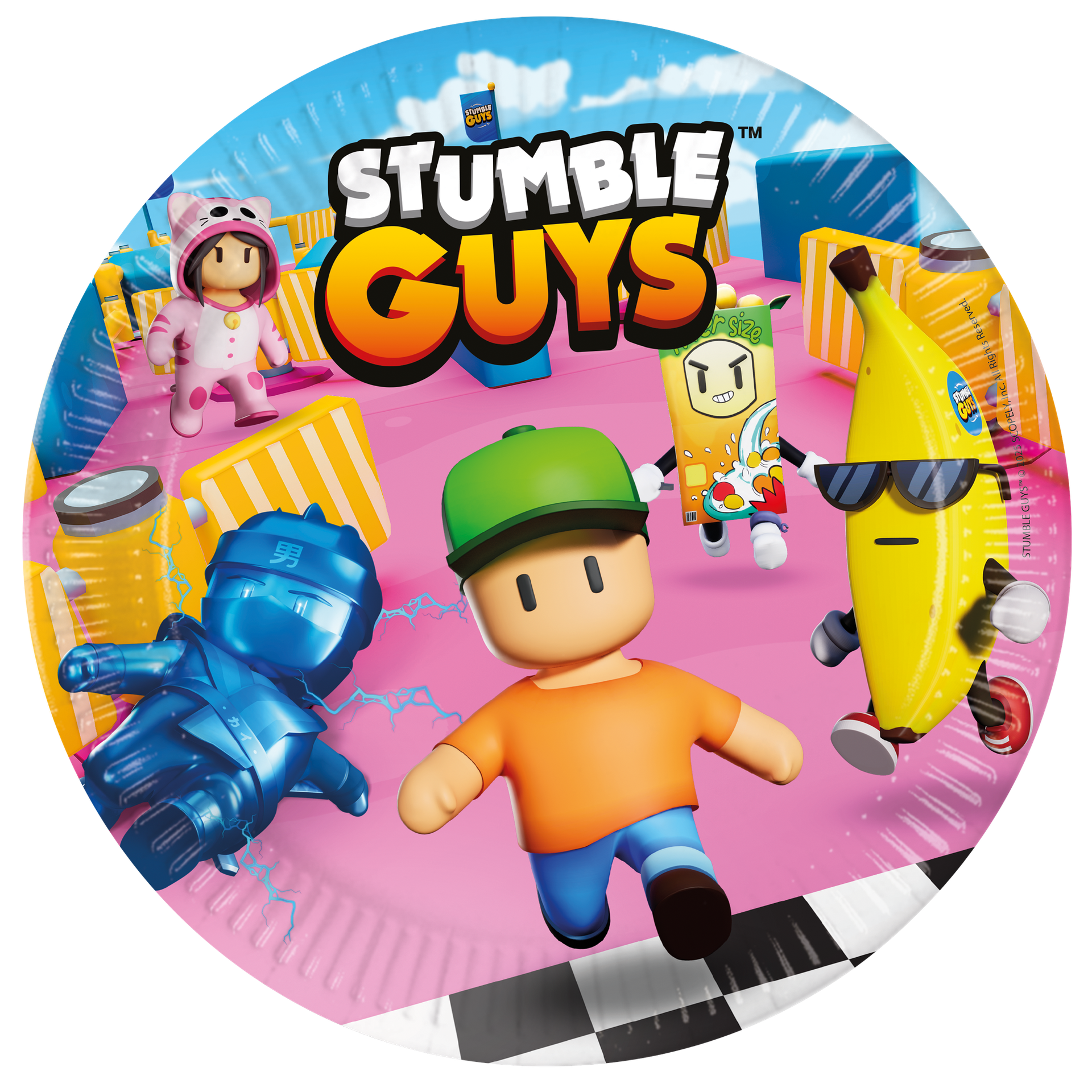 8 piatti Stumble Guys 23 cm