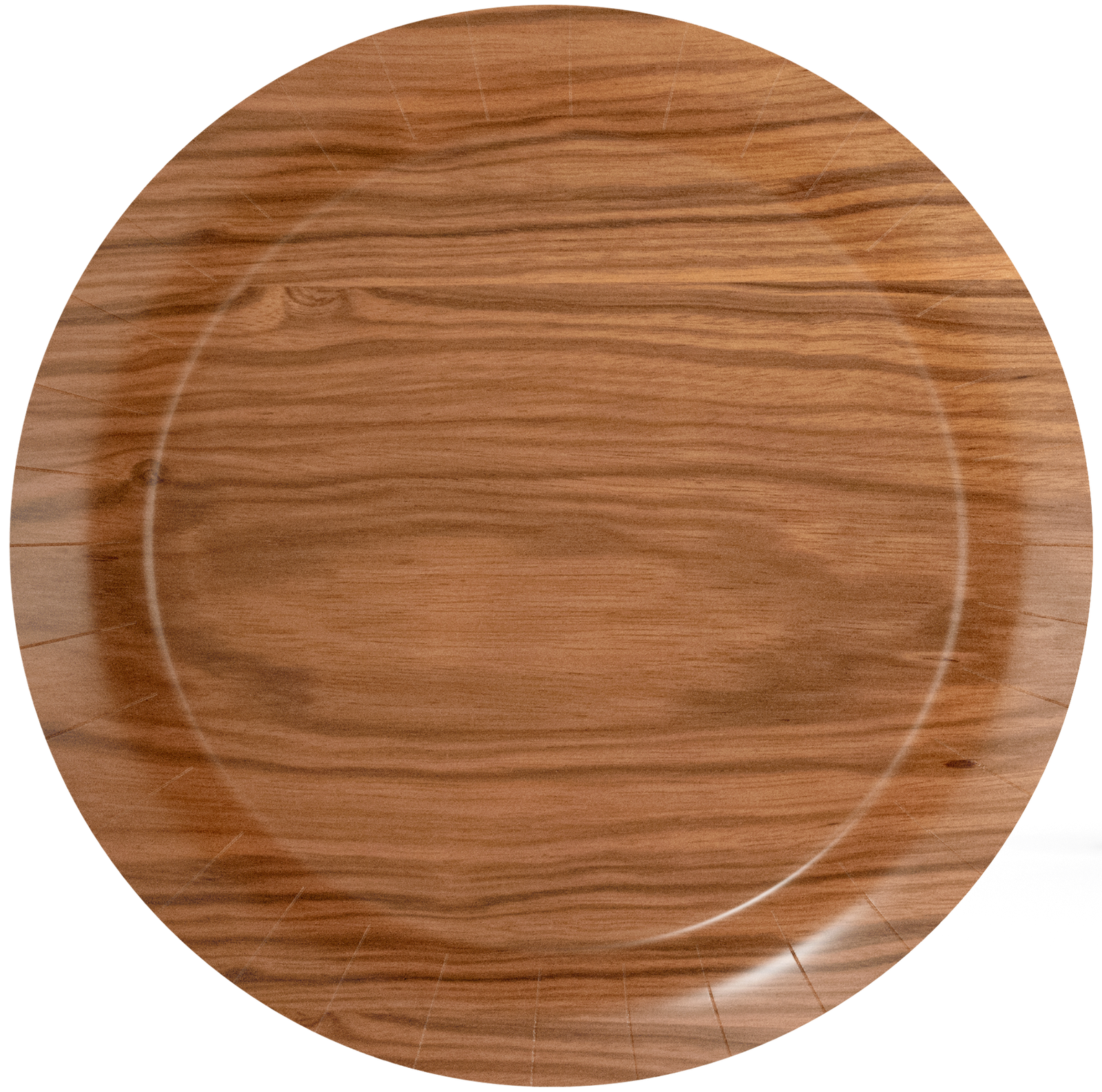 8 Piatti in legno 23 cm