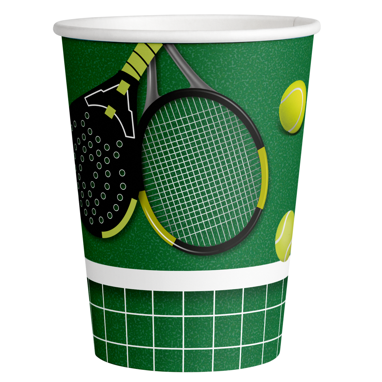 8 Bicchieri da tennis e padel 250 ml