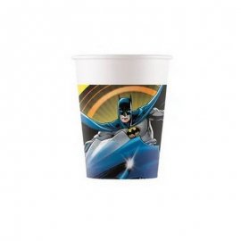 8 GOBELETS EN PAPIER BATMAN