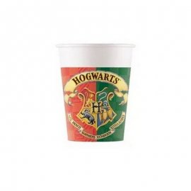 8 BICCHIERI DI CARTA DI HARRY POTTER