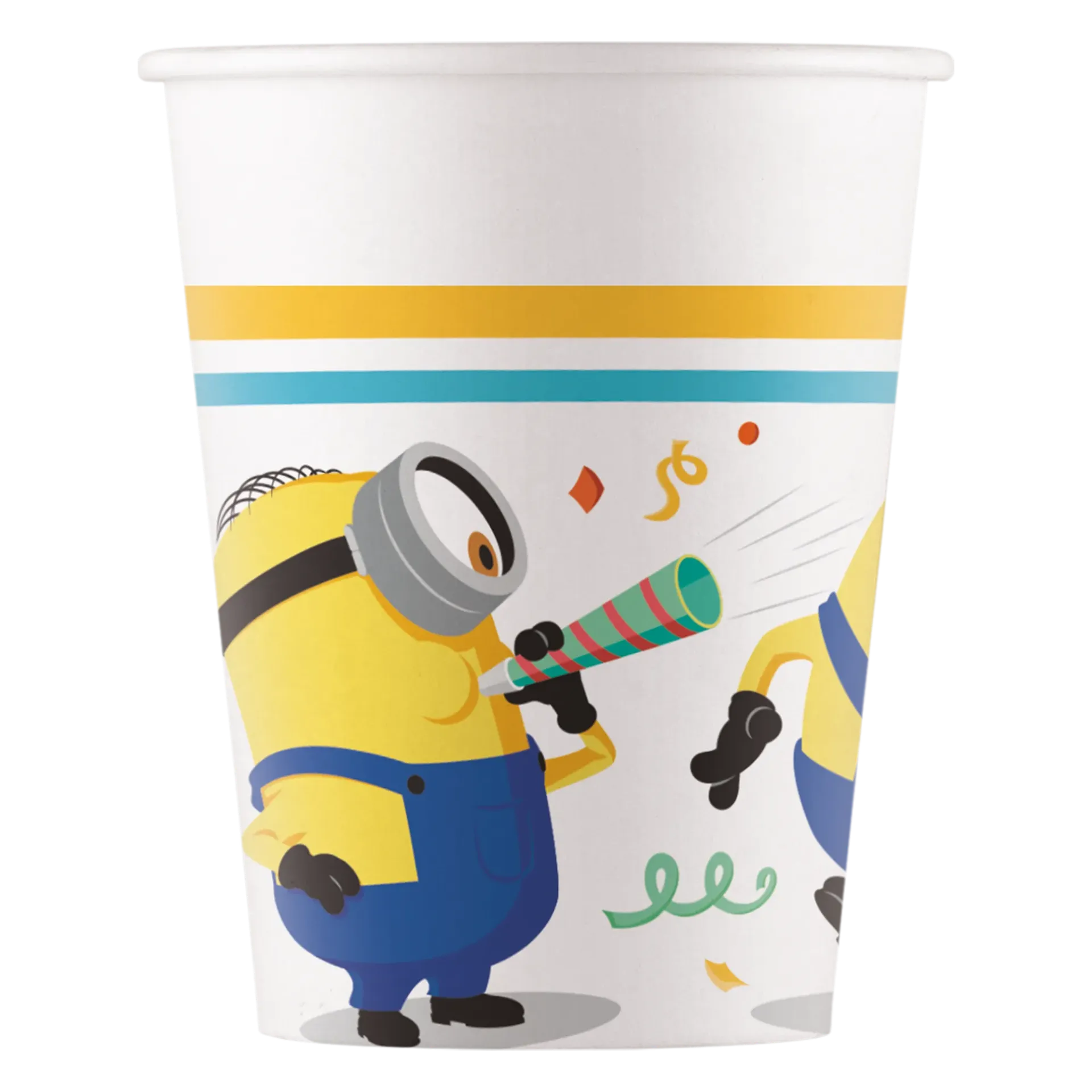 8 GOBELETS EN PAPIER MINIONS