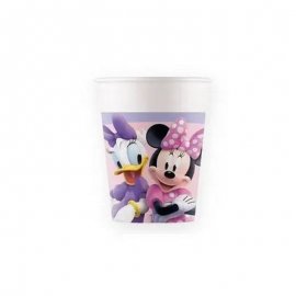 8 GOBELETS EN PAPIER MINNIE