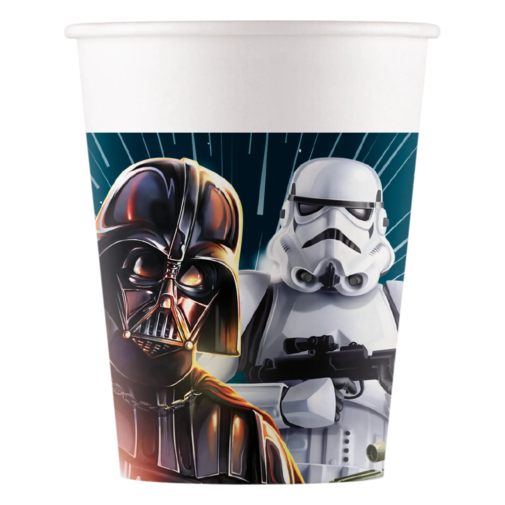 8 BICCHIERI DI CARTA DI STAR WARS