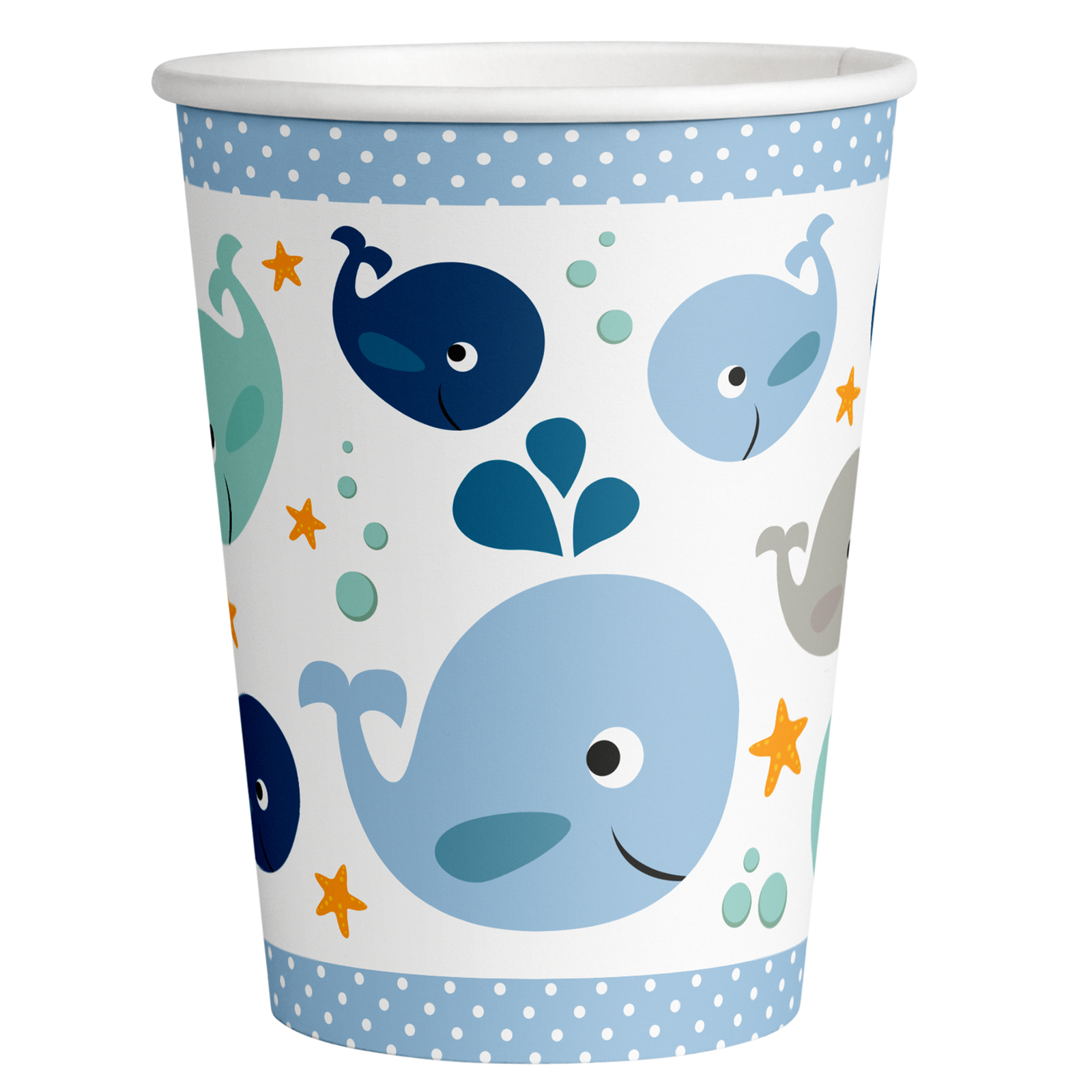 8 PETITS GOBELETS BALEINE 250 ml