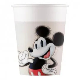 8 BICCHIERI DI CARTA DISNEY 100