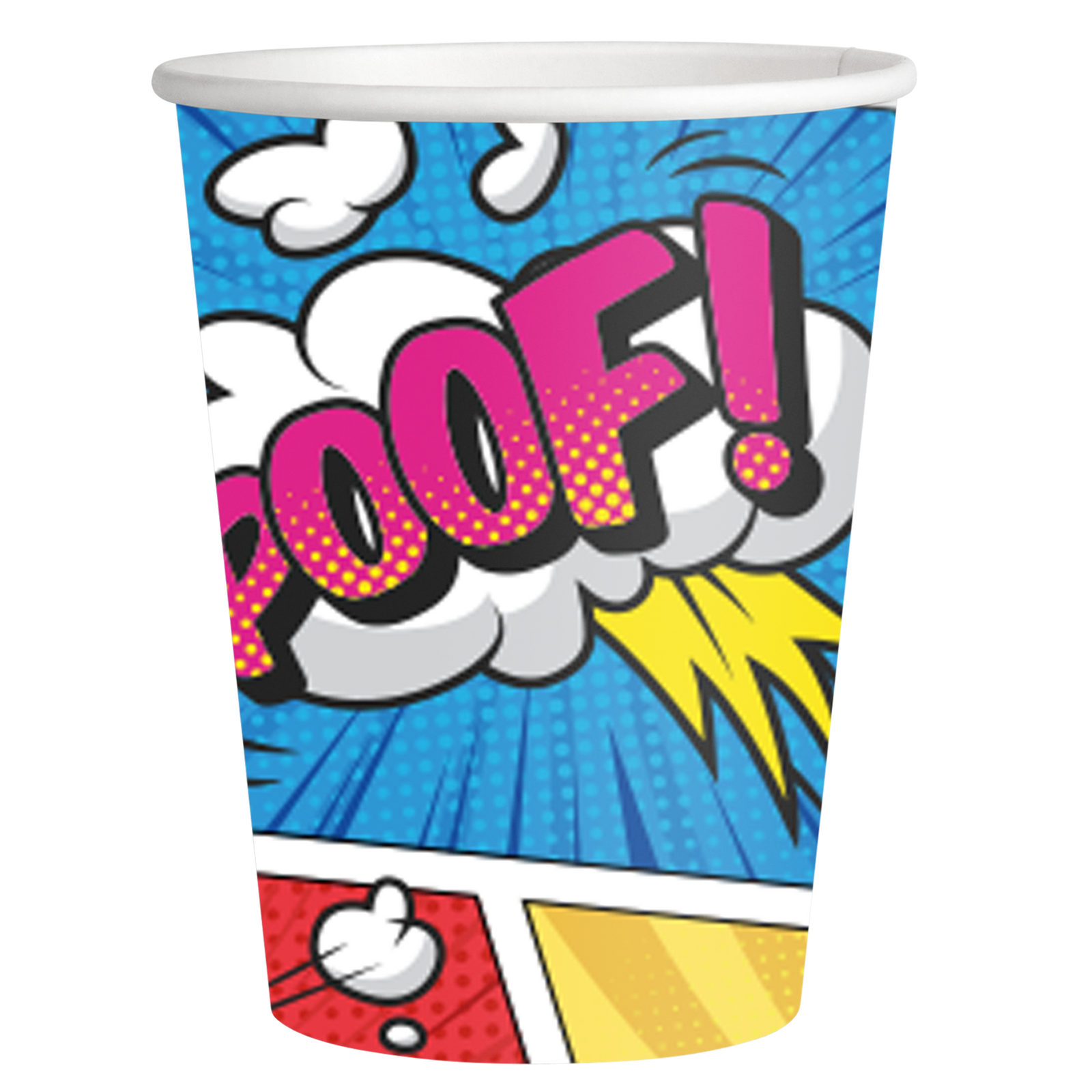 8 bicchieri da supereroe 250 ml