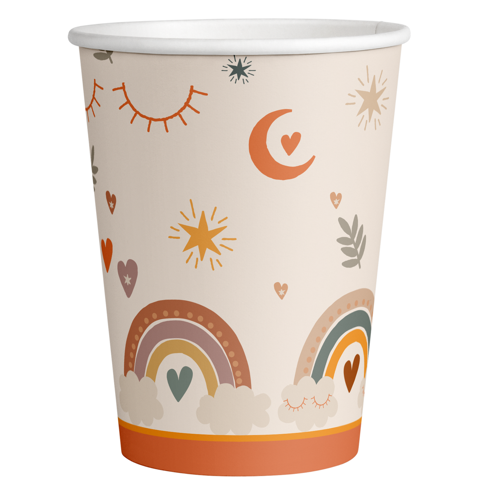 8 bicchieri Boho Rainbow da 250 ml