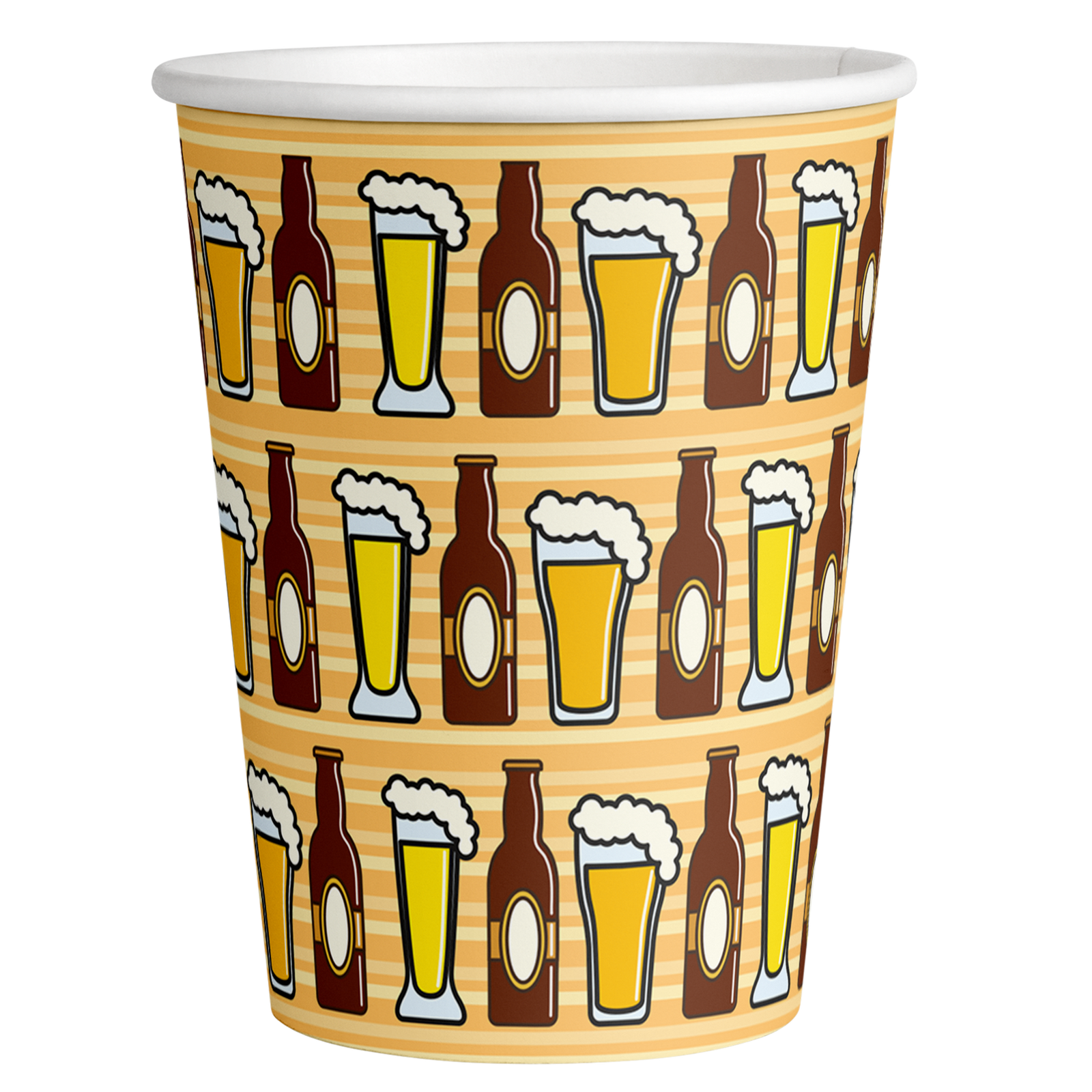 8 Bicchieri da birra 250 ml