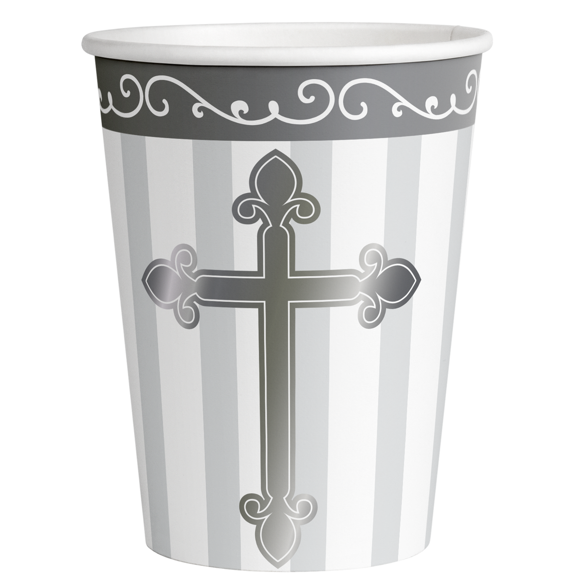 8 verres Divinity argentés 250 ml